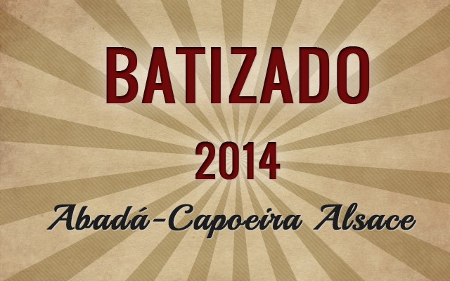 Batizado 2014 Strasbourg avec Mestre Charm